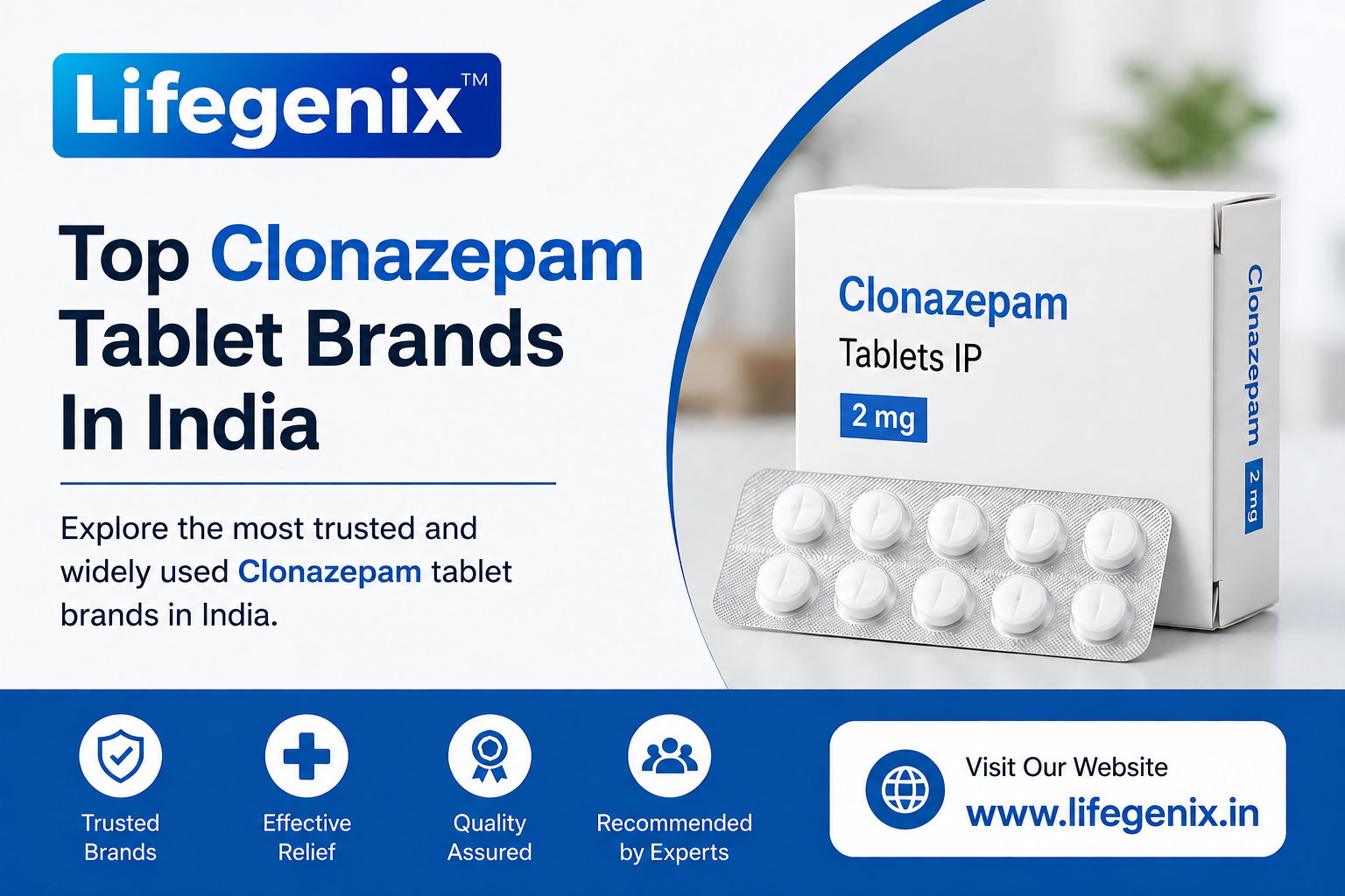 Top Clonazepam Tablet Brands In India