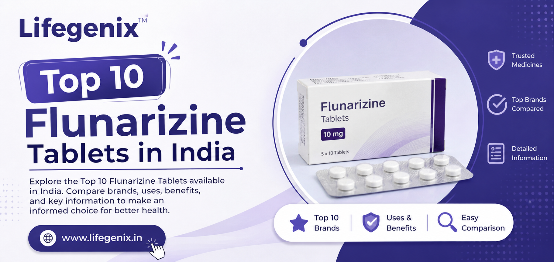 Top 10 Flunarizine Tablets in India