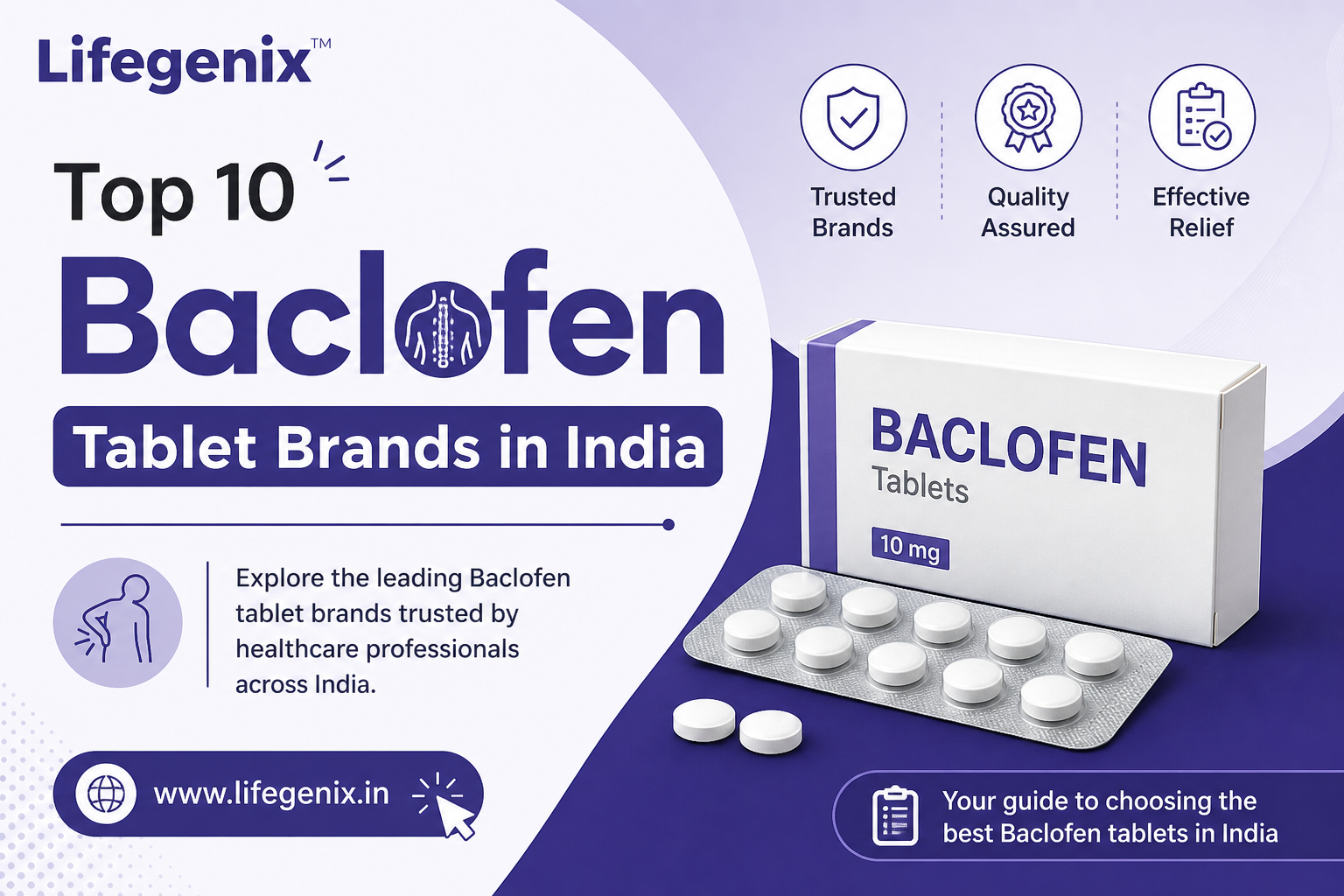 Top 10 Baclofen Tablet Brands in India
